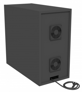 soundproofed enclosure for cpu