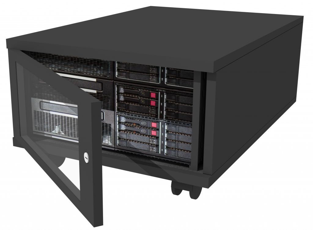 soundproofed rack server routers
