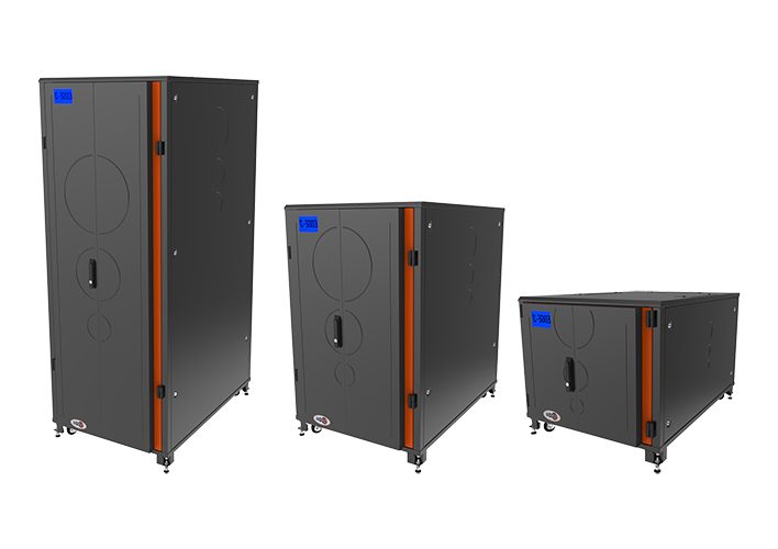 Soundproofed rack for data center rackmount cabinet