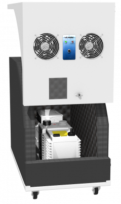 Noise enclosure for edwards E2M28